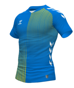 Hummel Coventry Jersey - True Blue-Sports Yellow