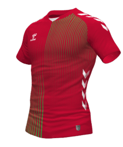 Hummel Coventry Jersey - True Red-Green Gecko