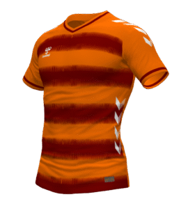 Hummel Hoops Jersey - Orange Tiger-Maroon