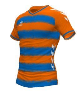 Hummel Hoops Jersey - Orange Tiger-True Blue