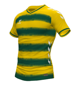 Hummel Hoops Jersey - Sports Yellow-Evergreen