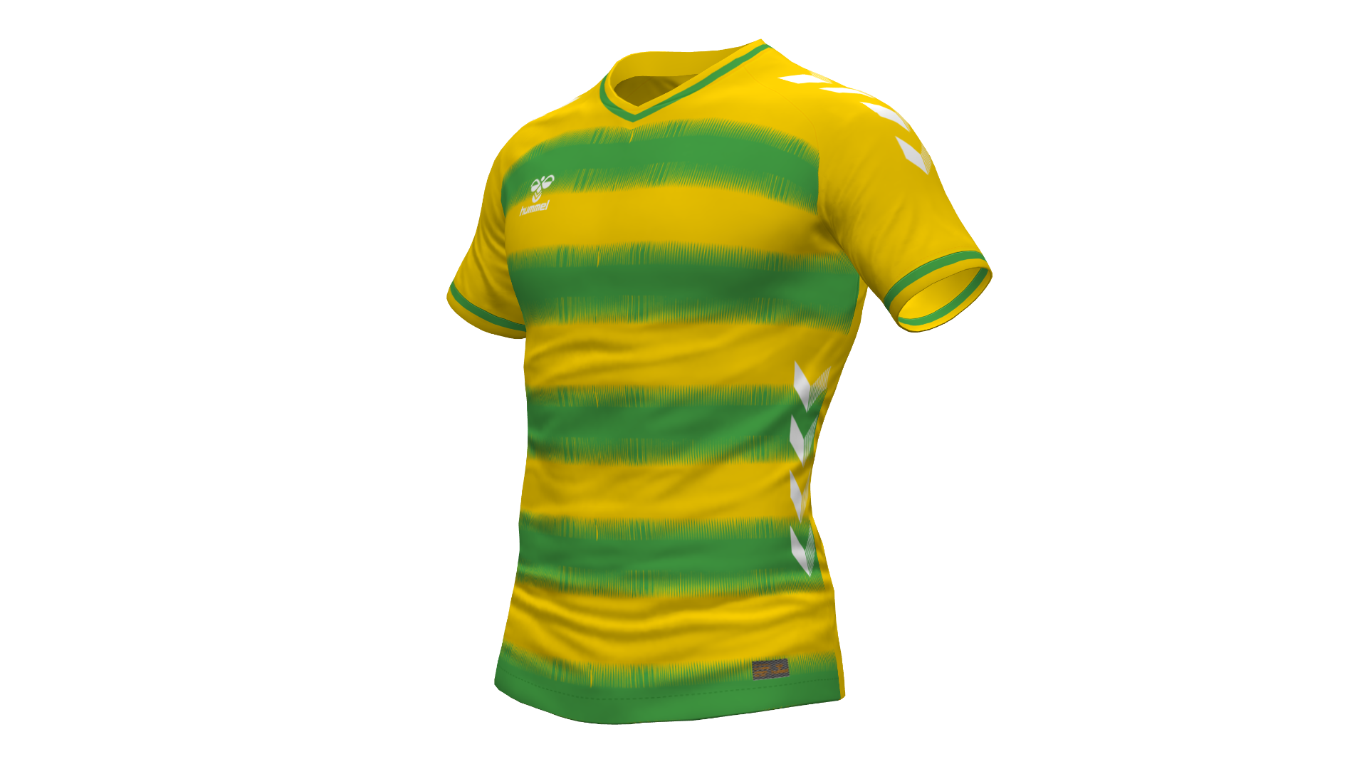 Hummel Hoops Jersey - Sports Yellow-Green Gecko