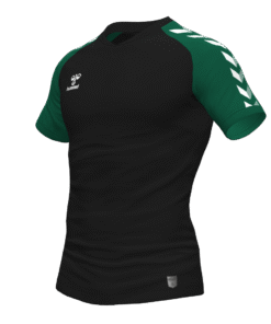 Hummel Match Jersey - Black-Evergreen