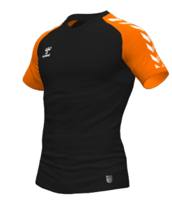 Hummel Match Jersey - Black-Orange Tiger