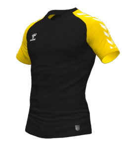 Hummel Match Jersey - Black-Sports Yellow