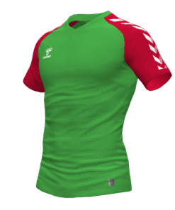 Hummel Match Jersey - Gecko Green-True Red