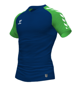 Hummel Match Jersey - Marine-Green Gecko