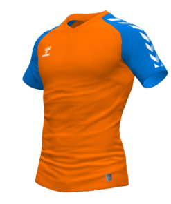 Hummel Match Jersey - Orange Tiger-True Blue