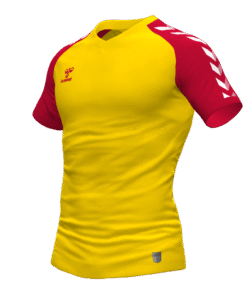 Hummel Match Jersey - Sports Yellow-True Red