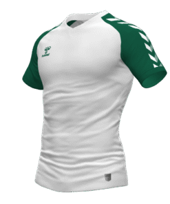 Hummel Match Jersey - White-Evergreen