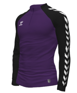 Hummel Match 1/4 Zip Jacket - Acai-Black