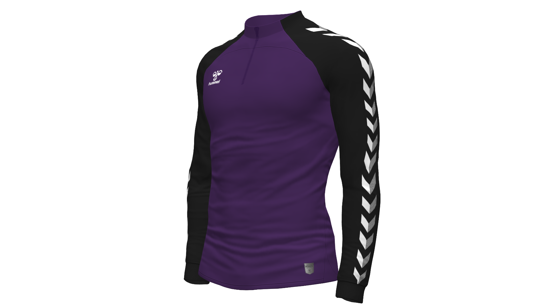 Hummel Match 1/4 Zip Jacket - Acai-Black