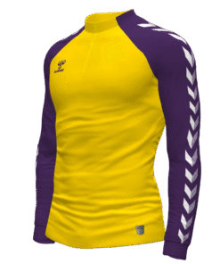 Hummel Match 1/4 Zip Jacket - Sports Yellow-Acai