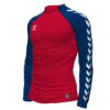 Hummel Match 1/4 Zip Jacket - True Red-Marine