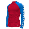 Hummel Match 1/4 Zip Jacket - True Red-True Blue