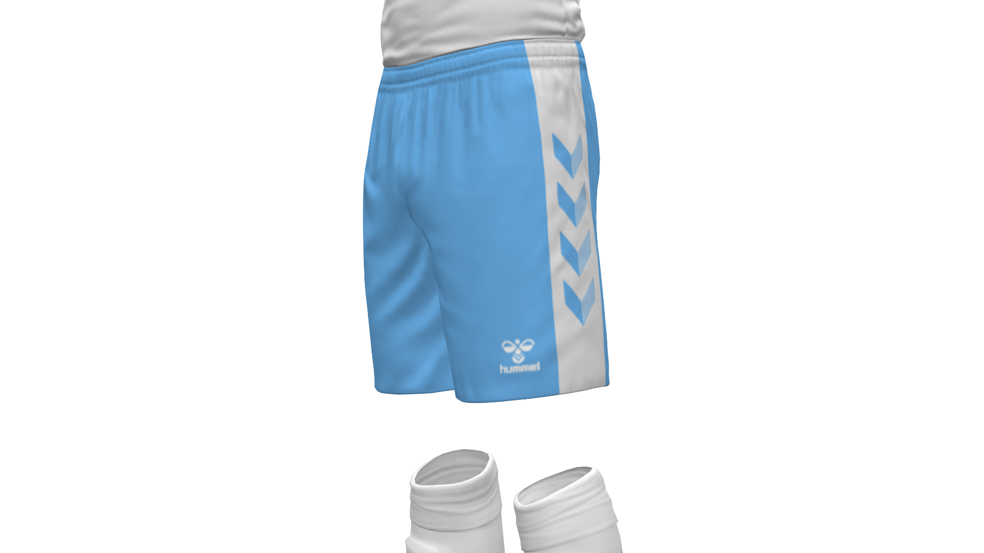 Hummel Match Shorts - Argentina Blue-White
