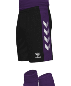 Hummel Match Shorts - Black-Acai