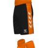 Hummel Match Shorts - Black-Orange Tiger