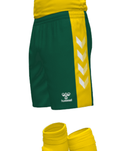 Hummel Match Shorts - Evergreen-Sports Yellow