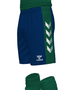 Hummel Match Shorts - Marine-Evergreen