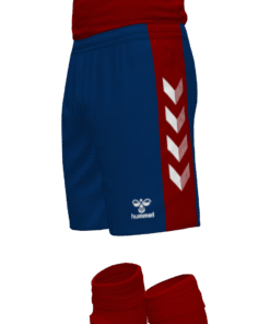 Hummel Match Shorts - Marine-Maroon