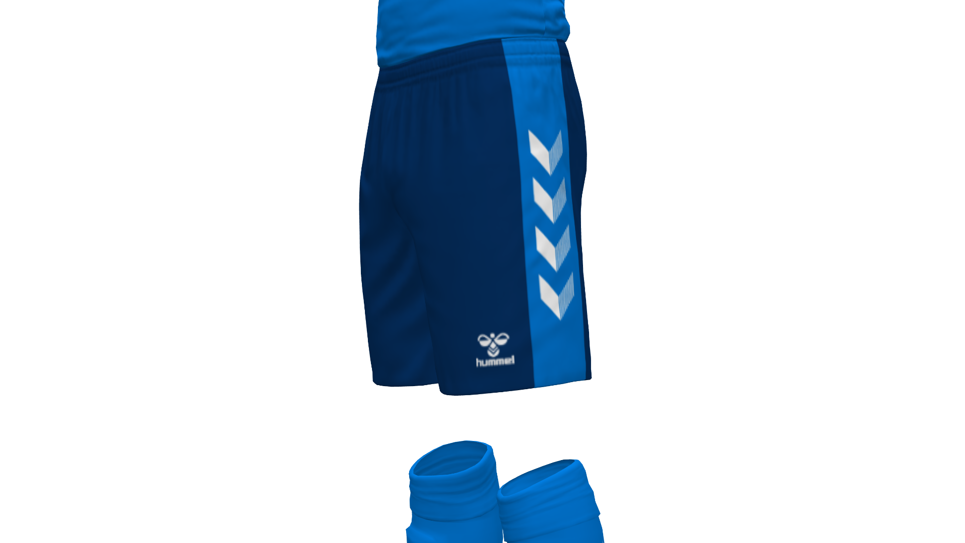 Hummel Match Shorts - Marine-True Blue