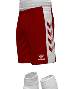 Hummel Match Shorts - Maroon-White