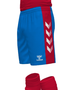 Hummel Match Shorts - True Blue-True Red