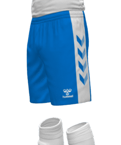 Hummel Match Shorts - True Blue-White