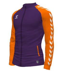 Hummel Match Track Jacket - Acai-Orange Tiger
