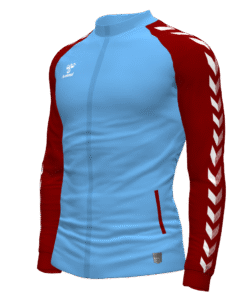 Hummel Match Track Jacket - Argentina Blue-Maroon