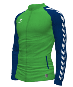 Hummel Match Track Jacket - Green Gecko-Marine