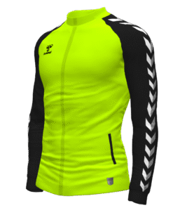 Hummel Match Track Jacket - Lime Popsicle-Black