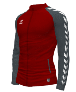 Hummel Match Track Jacket - Maroon-Ashphalt