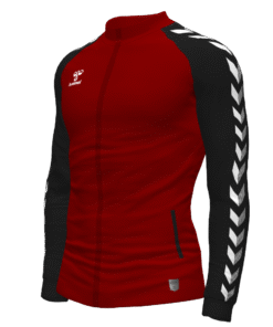 Hummel Match Track Jacket - Maroon-Black