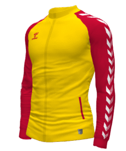 Hummel Match Track Jacket - Sports Yellow-True Red