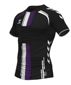 Hummel Paris Jersey - Black-Acai