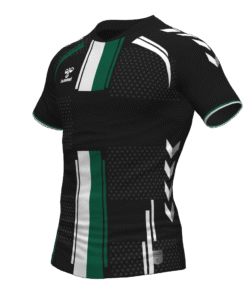 Hummel Paris Jersey - Black-Evergreen