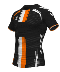 Hummel Paris Jersey - Black-Orange Tiger