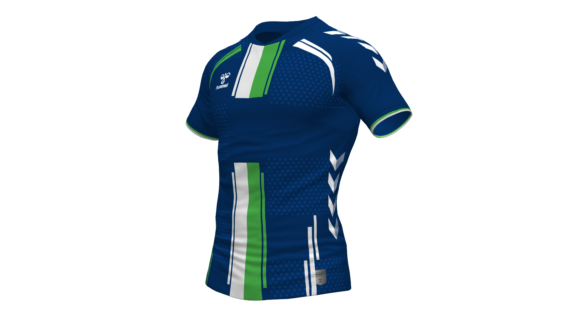 Hummel Paris Jersey - Marine-Green Gecko