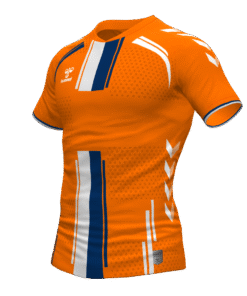 Hummel Paris Jersey - Orange Tiger-Marine
