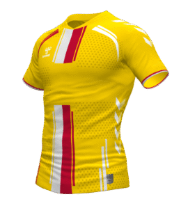 Hummel Paris Jersey - Sports Yellow-True Red