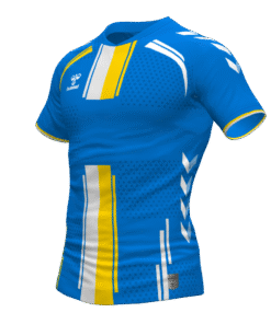 Hummel Paris Jersey - True Blue-Sports Yellow