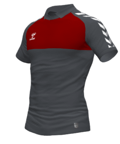 Hummel Playful Polo - Ashphalt-Maroon