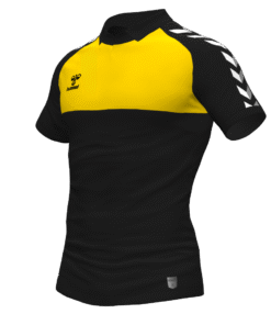 Hummel Playful Polo - Black-Sports Yellow