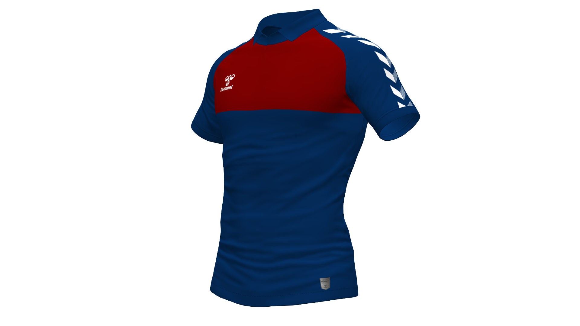 Hummel Playful Polo - Marine-Maroon