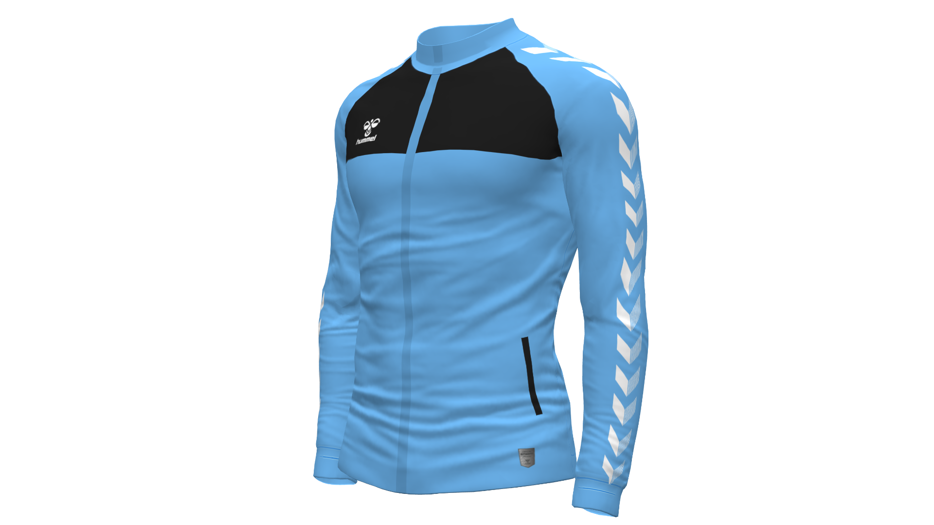 Hummel Playful Track Jacket - Argentina Blue-Black