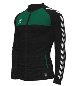 Hummel Playful Track Jacket - Black-Evergreen