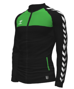 Hummel Playful Track Jacket - Black-Green Gecko