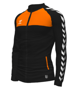 Hummel Playful Track Jacket - Black-Orange Tiger